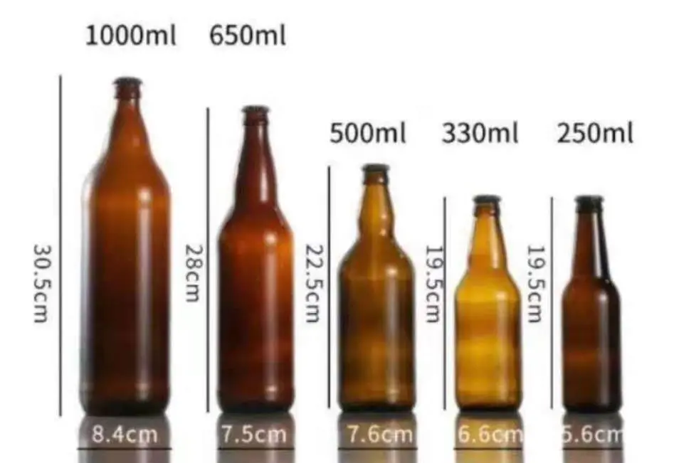 250ml Amber Glass Beer Bottle Beverage Bottle Wholesale