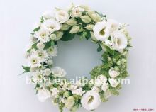 wedding hair clips and garland