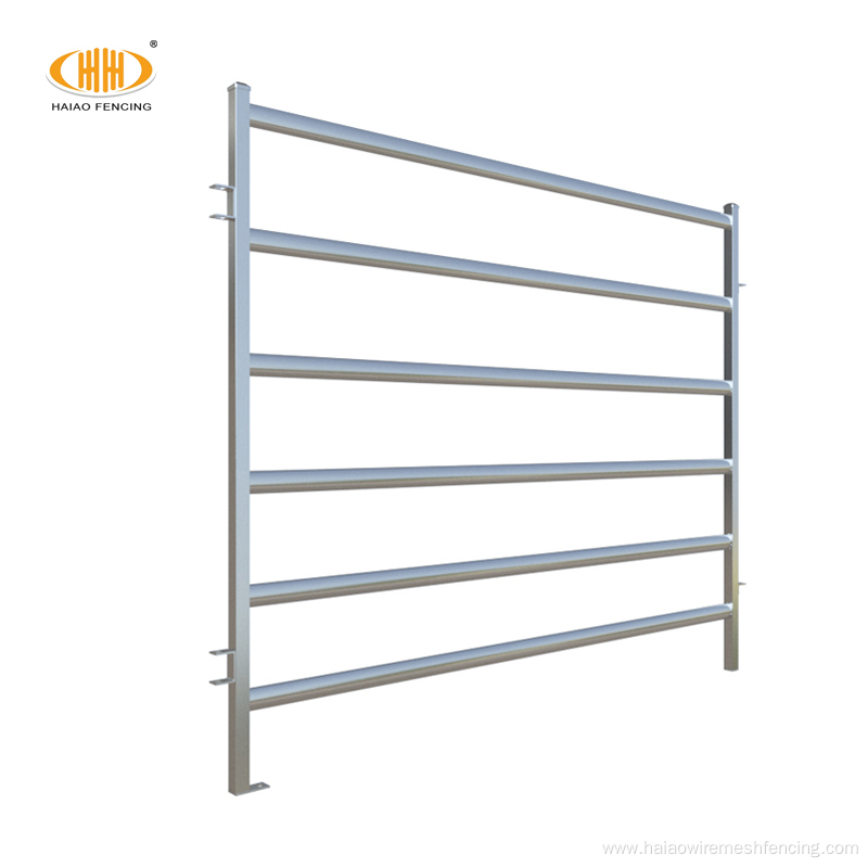 steel cattle yard fence panel and gate