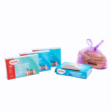 Custom Plastic Scented Disposable Baby Diaper Nappy Bag Degradable Nappy Disposal Bag