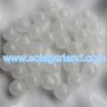 8 MM, 10 MM, 12 MM Acrilico Rotondo Traslucido Grosso Gumball Perline Gelatina Colore Bianco Latte