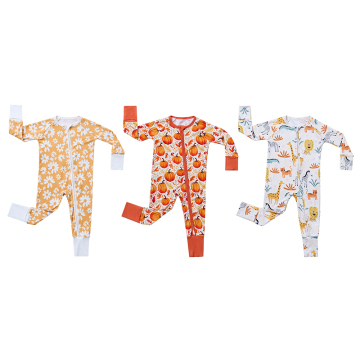 Premium Organic Bamboo Baby Clothes: Cartoon Toddler Sleepers & Pjs