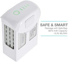 15.2V 5870mAh Intelligent Flight Battery Replacement for DJI Phantom 4, Phantom 4 Pro, Phantom 4 Pro+ Drones