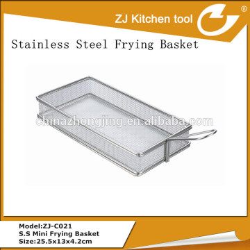 Good kitchen helper metal chip baskets stainless steel 304 material
