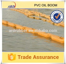 with high quality pvc inflateable oil booms solid float pvc oil boom