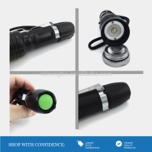 LED White Light Telescopic Zooming Flashlight