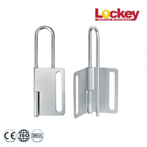 Metal 4 Padlock Interlocking Butterfly Tamper Lock Hasp