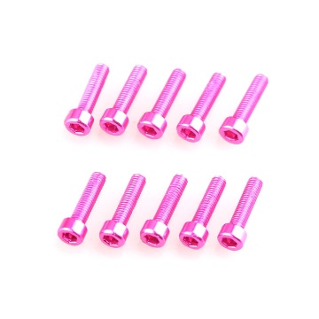 colorful M3 M4 M6 M8 anodized aluminum bolt