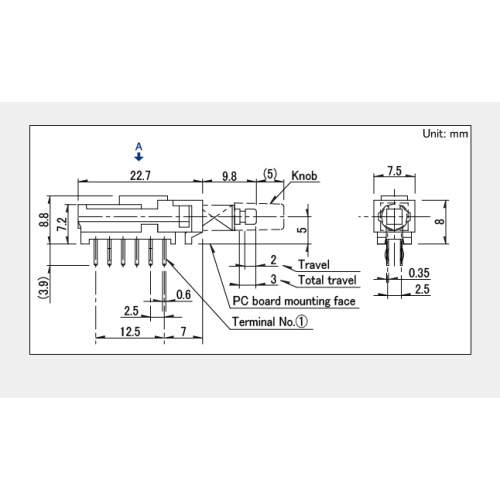 Spuj series push switch