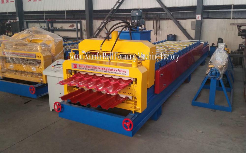 Trapezoidal and Glazed Tile Roofing Making Machine