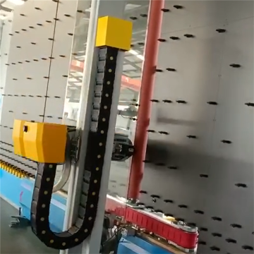 Automatic smart vertical glass edge film deleting machine