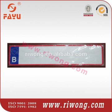 Blank License Plates for Belgium