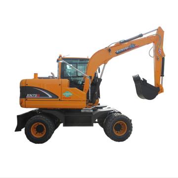 Wheel excavator XN75B 6ton for sale