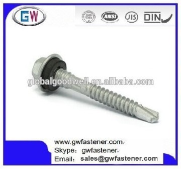 Hex Head Self Drilling Screw for Metal With Seal