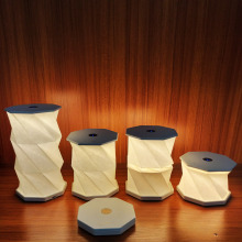 Rotating lifting foldable touch LED night light