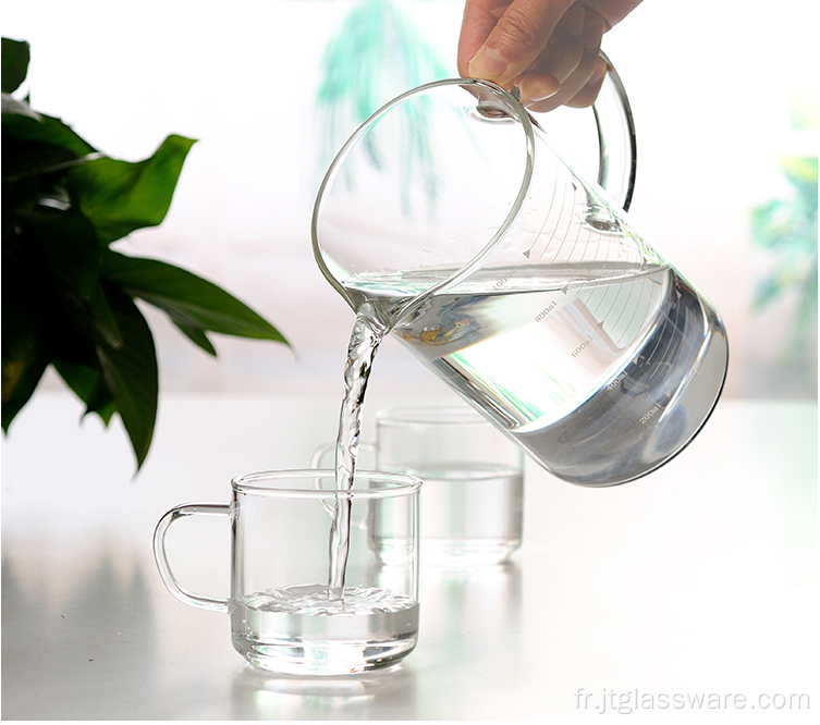 Tasse à mesurer en verre de qualité alimentaire à haute teneur en borosilicate (500 ml)