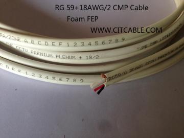 Plenum Coax Rg 58 Cable for CMP