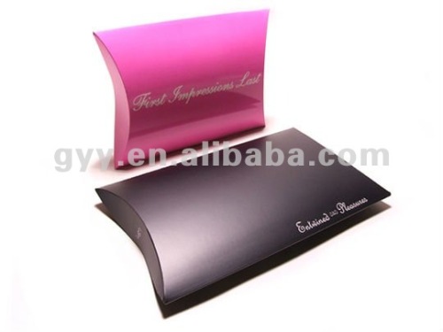 2012 GYY Paper pillow box for apparel package