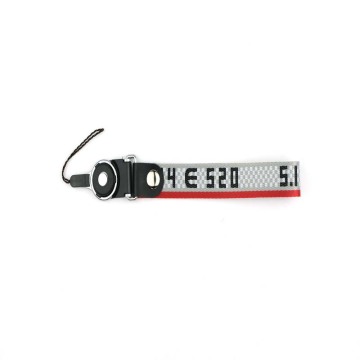 Promotional durable nylon short wrist lanyard for keys