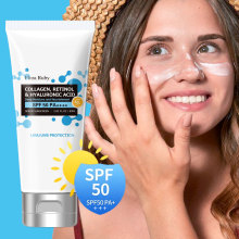 Custom Logo Wholesale Korean Natural Sunblock Sunscreen Cream SPF 50