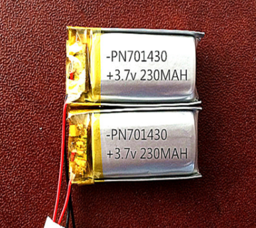 230mAh Lithium ion Polymer Battery for Headset (LP1X3T7)