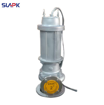 High capacity stainless steel sewage pump durable