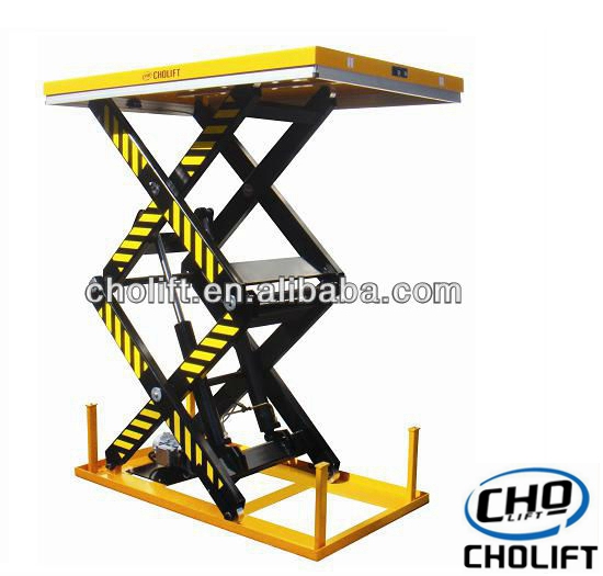 2T Double Scissor high lift طاولة ثابتة