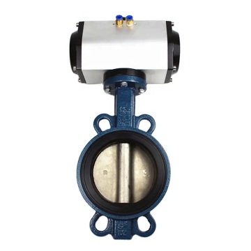 Quick Closing Open Pneumatic Actuator Wafer Butterfly Valve