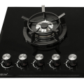 Cooktop a gás com tampo de vidro 5