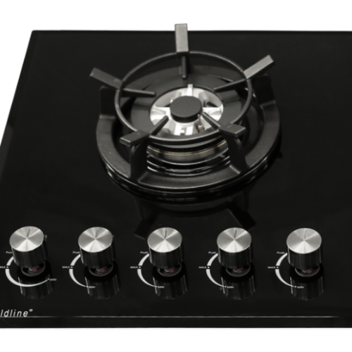 Cooktop a gás com tampo de vidro 5