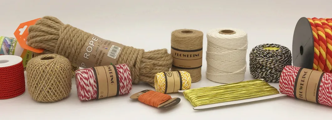 Colored Jute Twine String for Crafts, Hemp Rope Hemp Twine for Gift Wrapping Jewelry Making, Gardening, Home Decorating