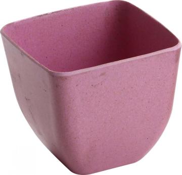 Bamboo fiber square plant flower pots