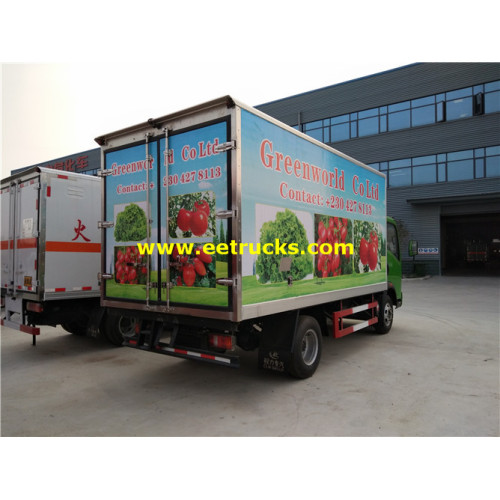 4m HOWO Refrigerated Insulated Box Trucks