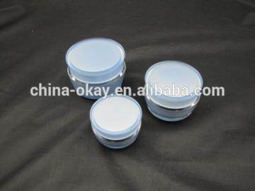 blue color high end jars/15ml 30ml 50ml fancy jars/cheap price jars