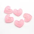 Valentinstag rosa Farbe Herz flache Rückseite Harz Cabochons Scrapbooking DIY Schmuck Handwerk Dekoration Zubehör