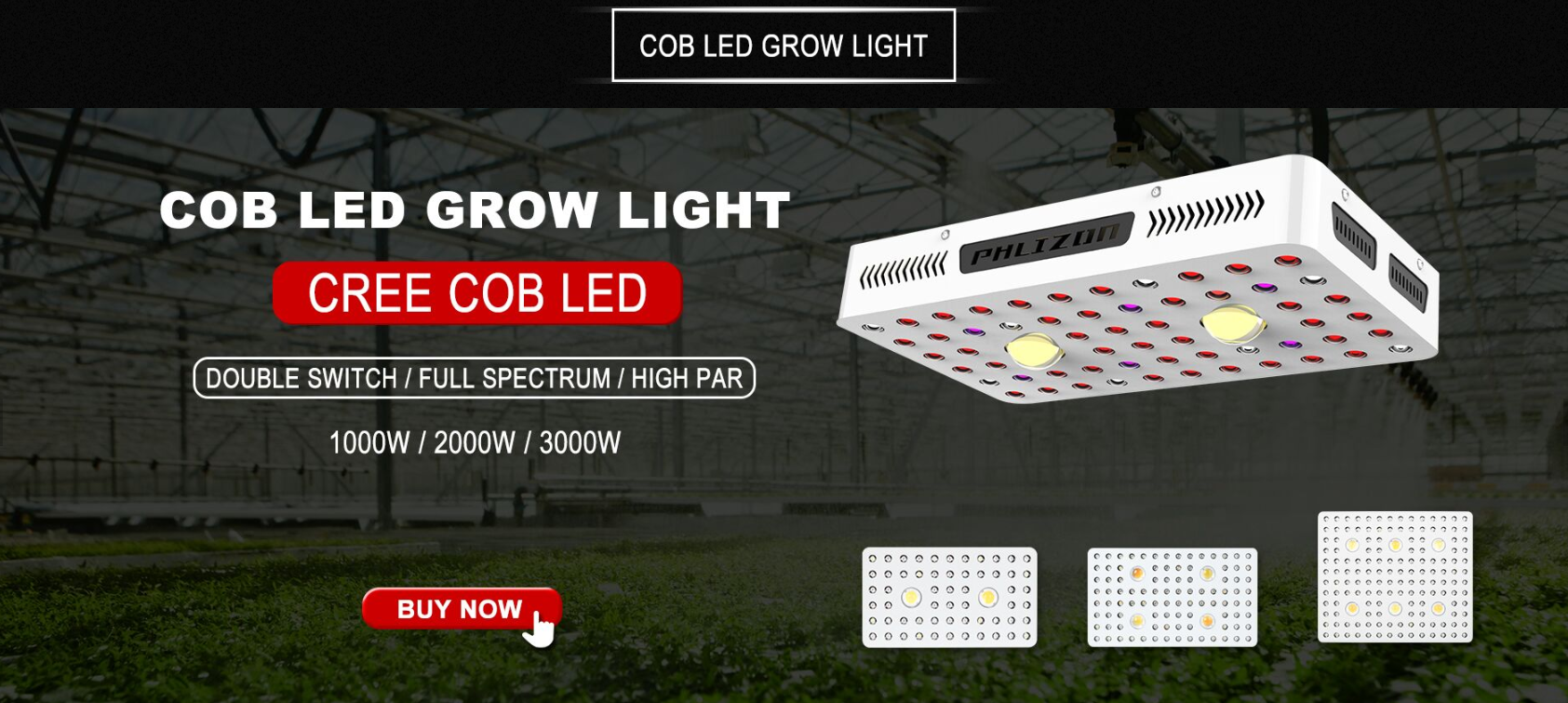 600W COB LED Grow Light