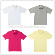 Quick dry different color with collar wholesale shirt polo