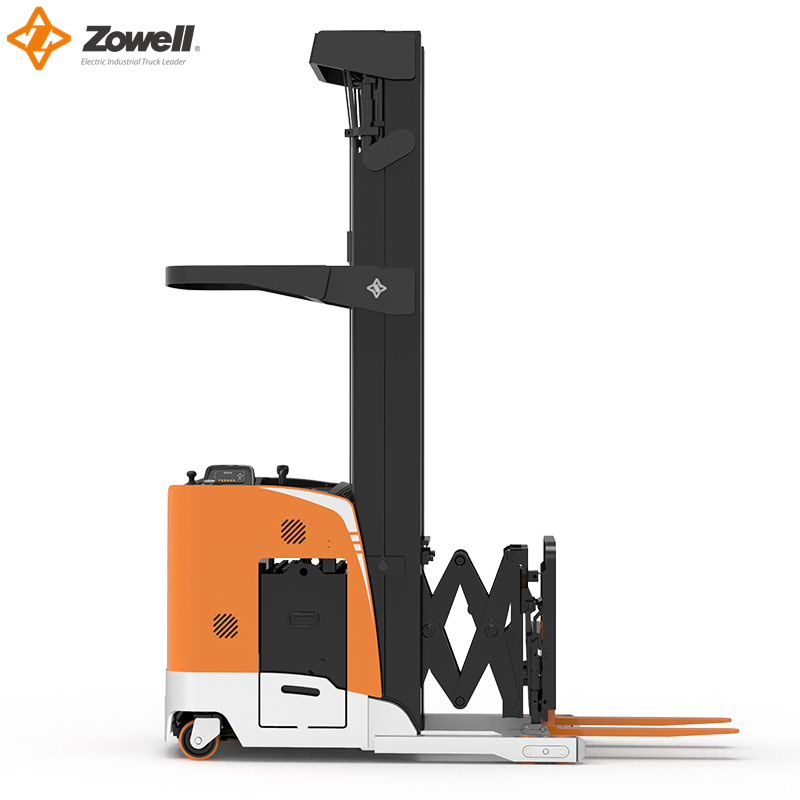 Full electric double deep reach truck EPS