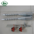 Hot Zinc Steel Galvanized Steel Ground Screw Anchor