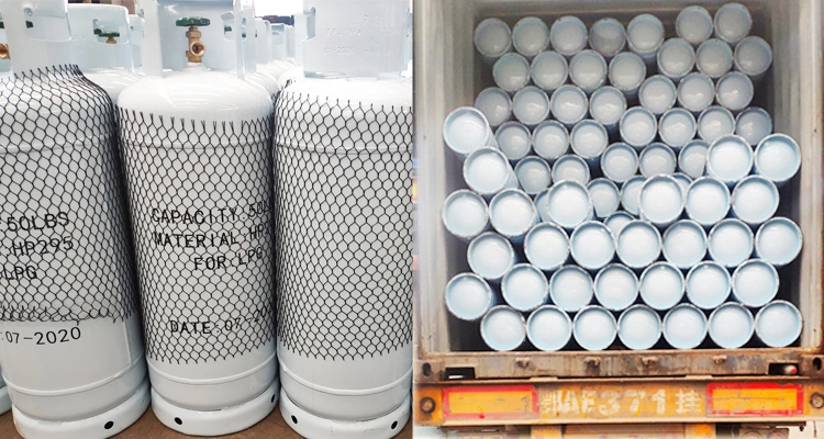 Portable 45kg LPG Cylinder/Gas Bottle/Tank Manufactures Supply for Home Kitchen to Philippines