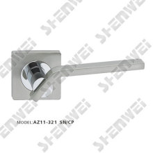 AZ11-321 SN/CP door handle on rose