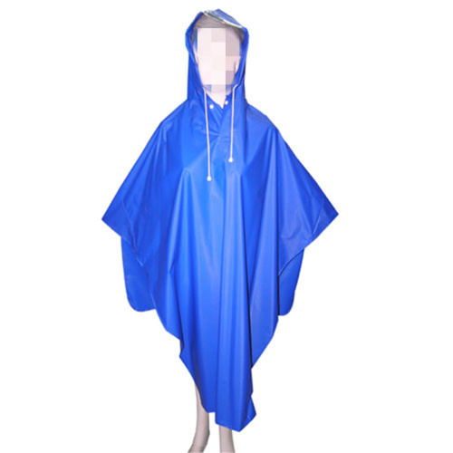 เสื้อกันลมกันน้ำ Lady Blue PVC Poncho