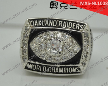 NFJ Ring for OAKLAND RAIDERS rugby football team, best quality NFL jewelry