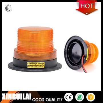 Four flash patterns IP65 amber strobe lamp with black ABS base