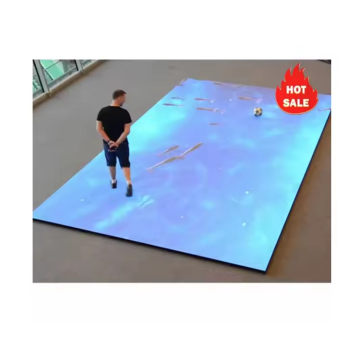 Colorful Interactive LED Dance Floor for Kids' Games and Videos