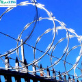 galvanized concertina barbed razor wire