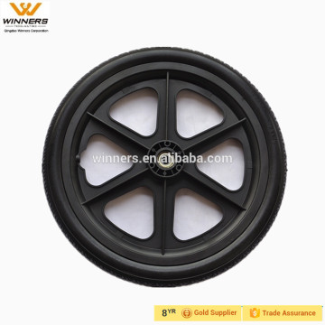 16''x1.75'' plastic PU Foam wheelchair wheel