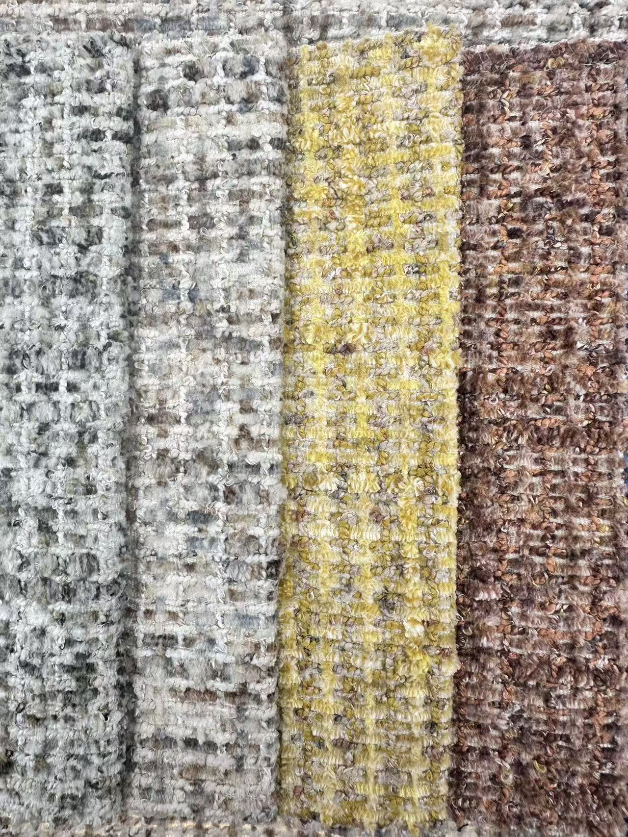 matériau en tissu chenille chenille fabric material