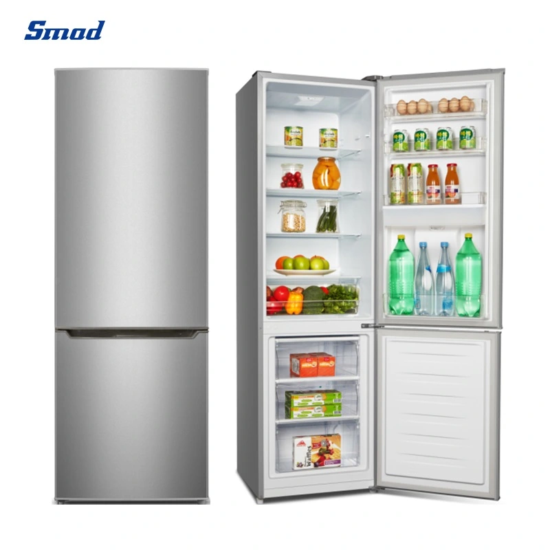 Smad OEM Manual Defrost Double Door Bottom Freezer Manufacturers Fridge Refrigerator