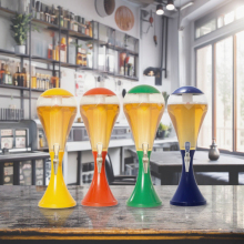 Customizable 3L Tabletop Draft Beer Dispenser with Ice Tube Cooling